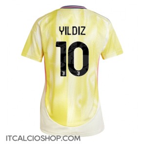 Juventus Kenan Yildiz #10 Seconda Maglia Femmina 2024-25 Manica Corta